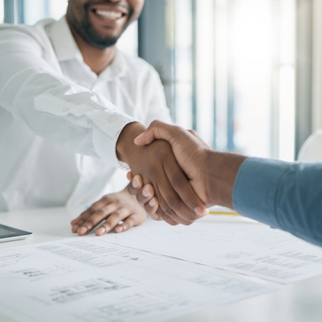 People shaking hands